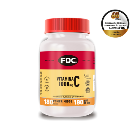 FDC Vitamina C 1.000 mg - 180 comprimidos