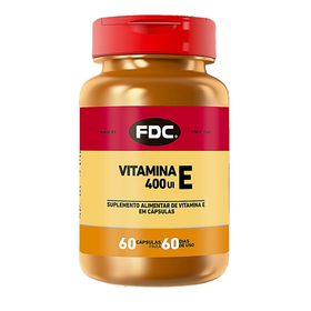Vitamina E 400 UI | 60 Cápsulas | FDC