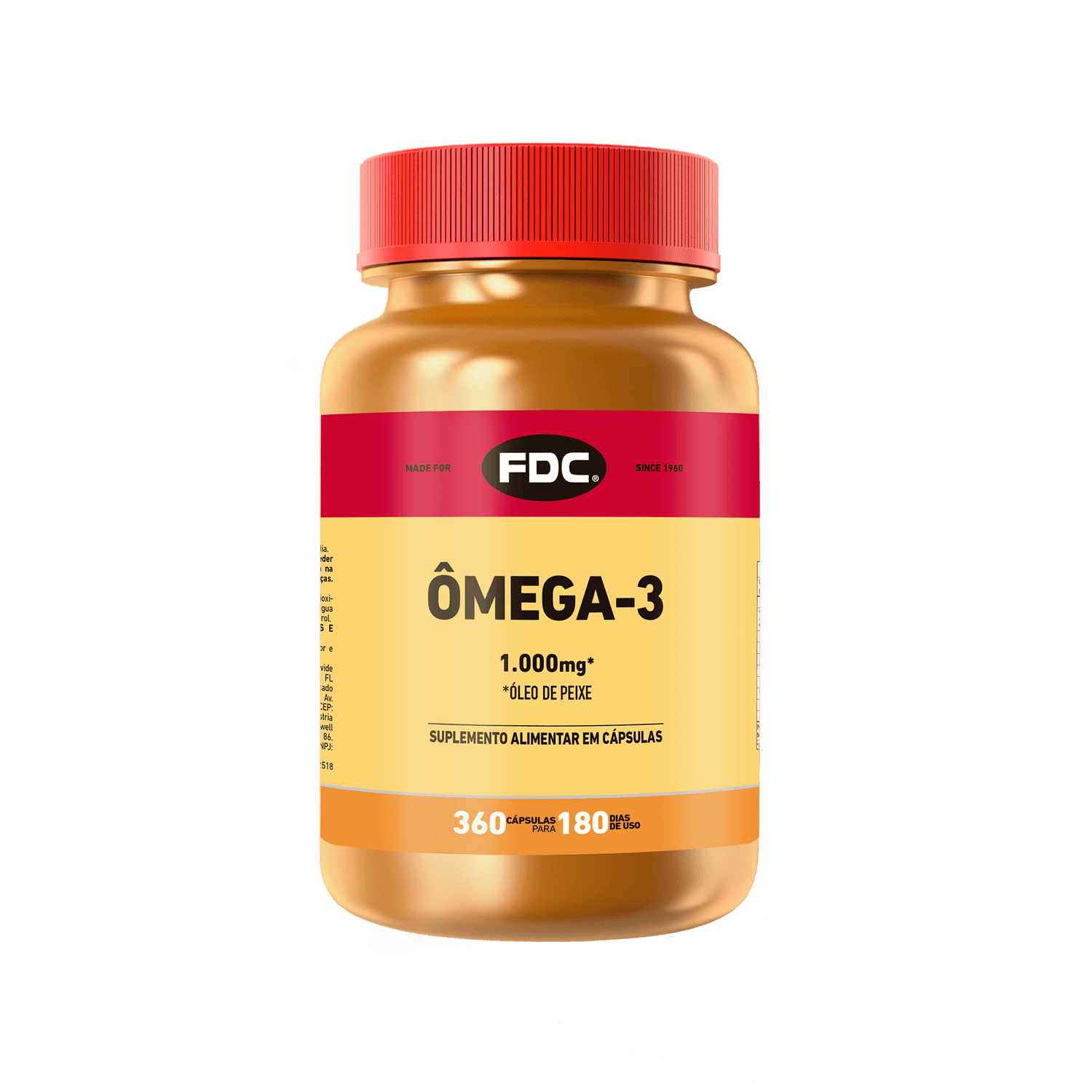 FDC Ômega-3: Suplementação prática com 360 cápsulas
