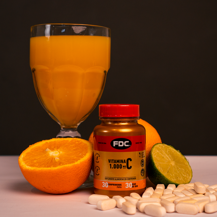 FDC Vitamina C 1000mg 30 comprimidos — produto