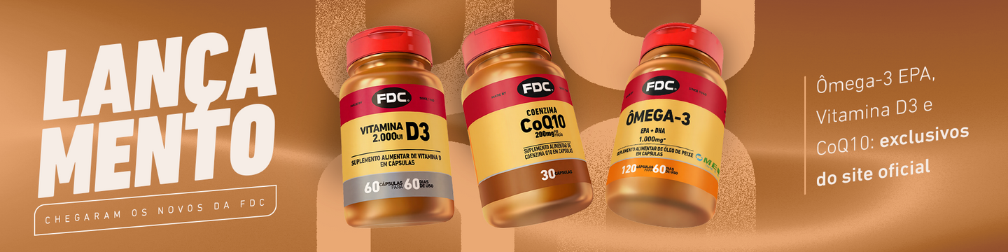 FDC Vitaminas - suplementos para rotina diária