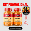 2 unidades: a 2ª sai com 50% OFF | Ômega-3 1000mg 100 cápsulas