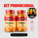 2 unidades: a 2ª sai com 50% OFF | Ômega-3 1000mg 100 cápsulas