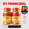 2 unidades: a 2ª sai com 50% OFF | Ômega-3 1000mg 60 cápsulas