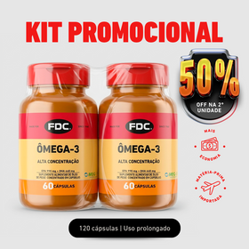2 unidades: a 2ª sai com 50% OFF | Ômega-3 Alta Concentração