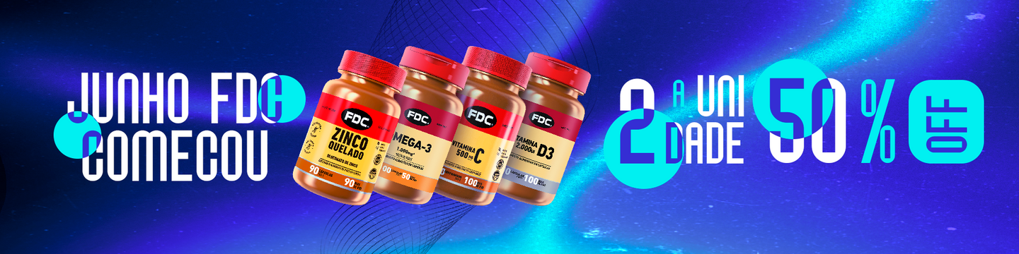 FDC Vitaminas - suplementos para rotina diária