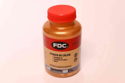 FDC Citrato de Cálcio + D3 + K2 (MK-7) + Zinco — verso