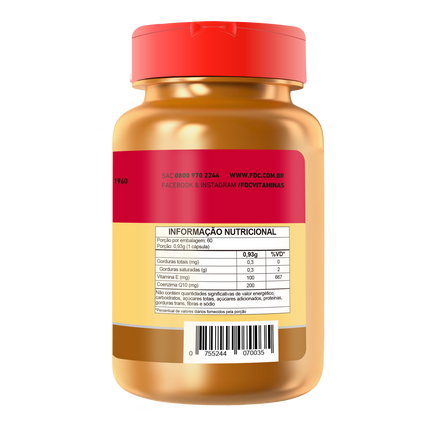 FDC Coenzima Q10 200 mg - 60 cápsulas — verso
