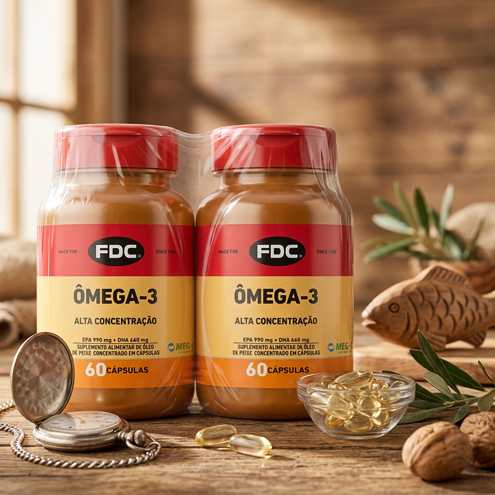 Ômega-3 Alta Concentração FDC Vitaminas editorial