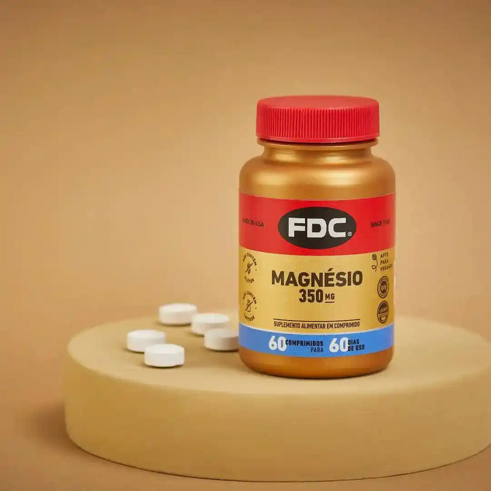 Imagem do produto FDC Magnésio 350 mg - 60 comprimidos da FDC Vitaminas.