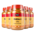 Kit Ômega 3 1000 mg | 5 Frascos x 360 Cápsulas | FDC