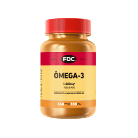 FDC Ômega-3 1.000 mg - 360 cápsulas
