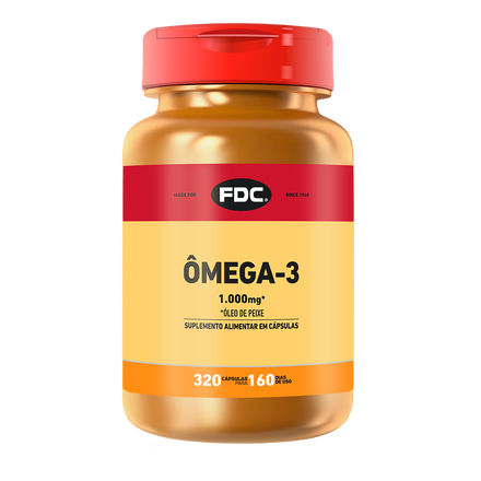 FDC Ômega-3 1.000 mg - 320 cápsulas