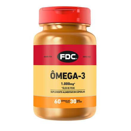 FDC Ômega-3 1.000 mg - 60 cápsulas