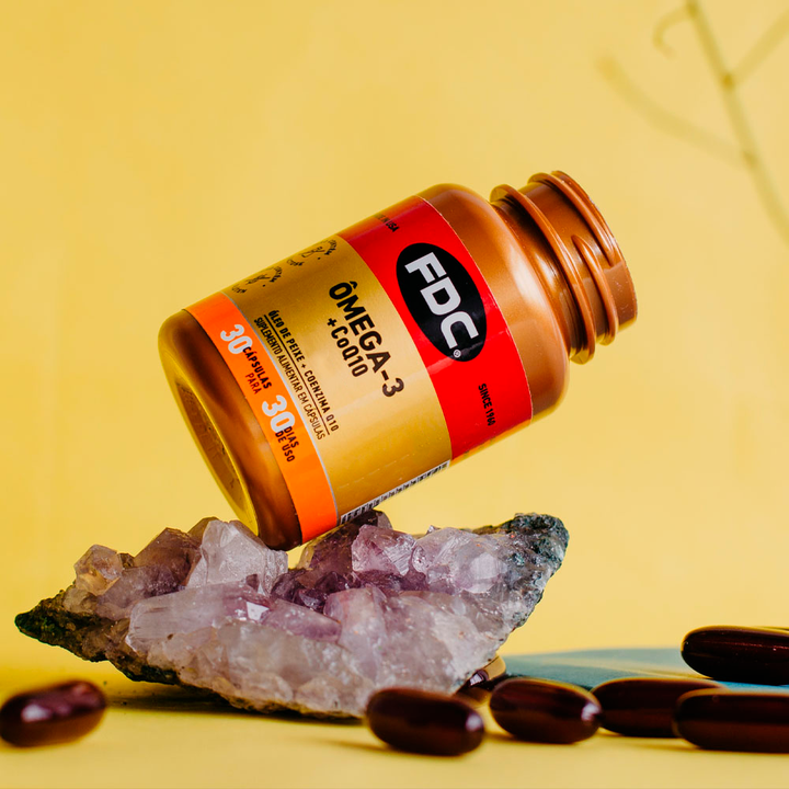Imagem do produto FDC Ômega 3 + CoQ10 | 30 Dias de uso da FDC Vitaminas.