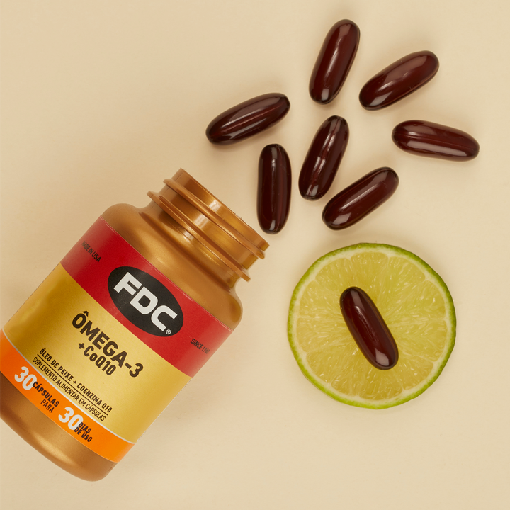 Imagem do produto FDC Ômega 3 + CoQ10 | 30 Dias de uso da FDC Vitaminas.