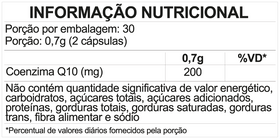 Coenzima Q10 200mg — verso
