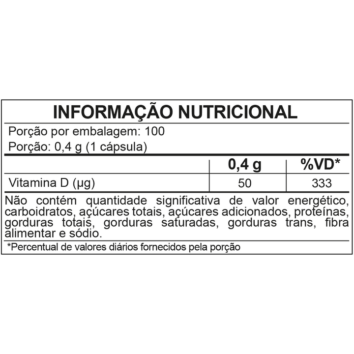 FDC Vitamina D3 2000 UI