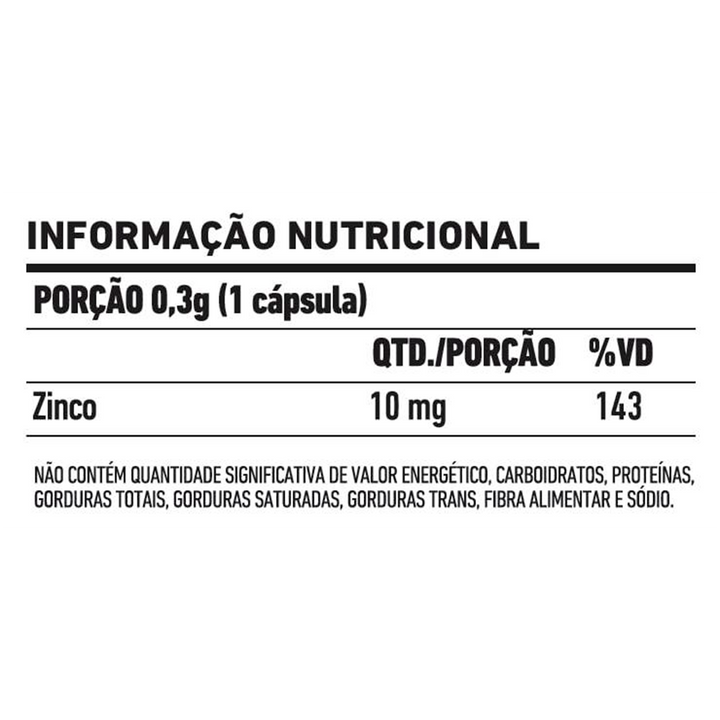 FDC Zinco Quelado | 90 Dias de uso