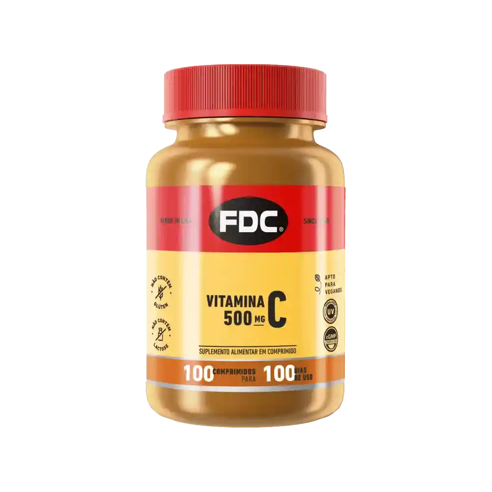 Vitamina C FDC 500mg - 100 dias de uso