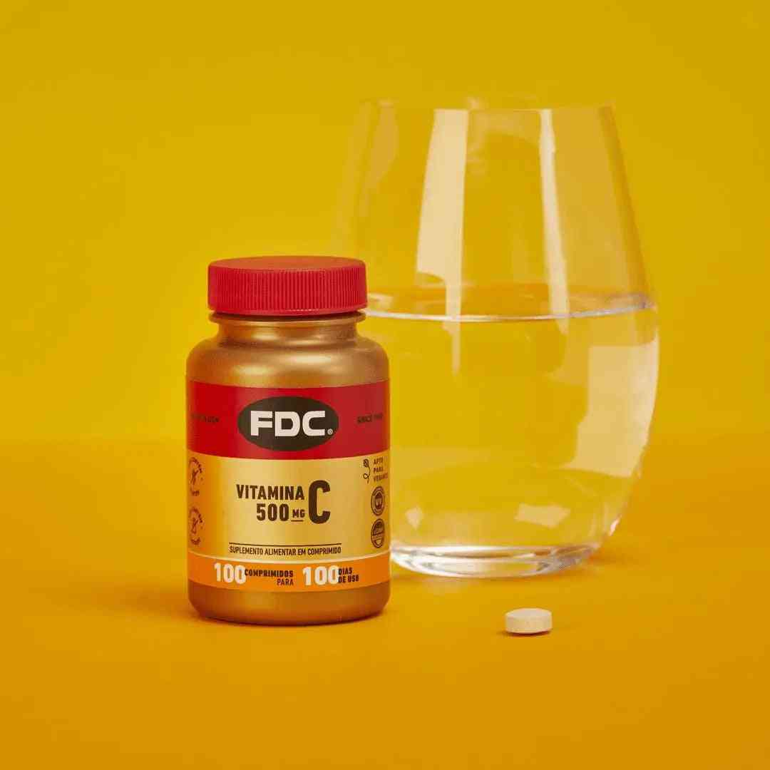 Vitamina C FDC 500mg - 100 dias de uso