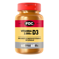 FDC Vitamina D3 2000 UI — 60 Cápsulas
