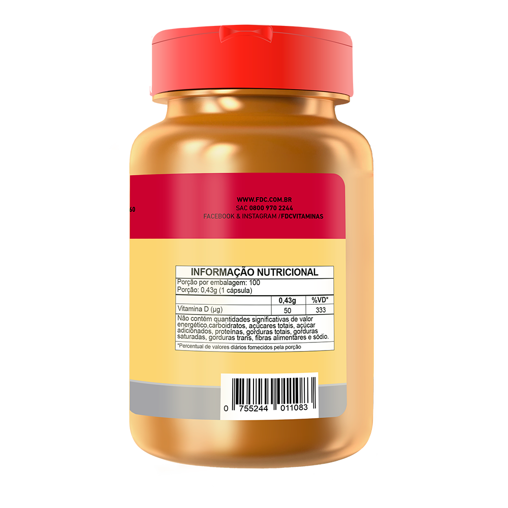FDC Vitamina D3 2000 UI