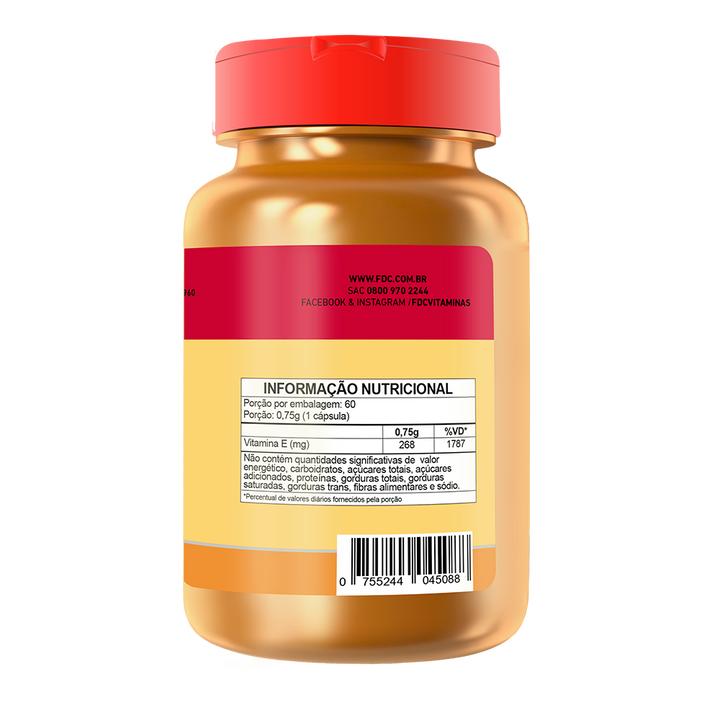 Imagem do produto Vitamina E - 400 UI da FDC Vitaminas.