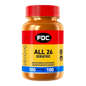 Multivitamínico All 26 Geriatric 50+ | 100 Comprimidos | FDC