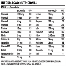 Kit All 26 Geriatric | 2 Frascos x 100 Comprimidos | FDC — verso