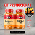 Kit Ômega 3 1000 mg | 2 Frascos x 100 Cápsulas | FDC