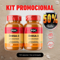 Kit Ômega 3 Alta Concentração | 2 Frascos | FDC