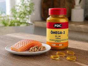 Ômega 3 1000 mg | 120 Cápsulas | FDC — verso