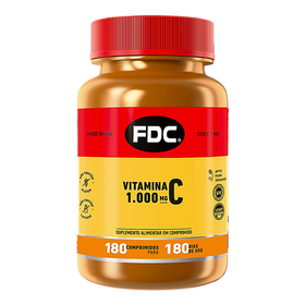 Vitamina C 1000 mg | 180 Comprimidos | FDC