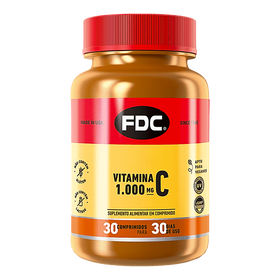 Vitamina C 1000 mg | 30 Comprimidos | FDC